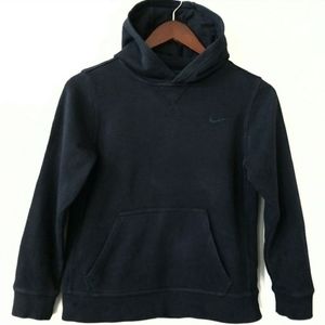 Boy's Nike Black Classic Cotton Hoodie Sweatshirt